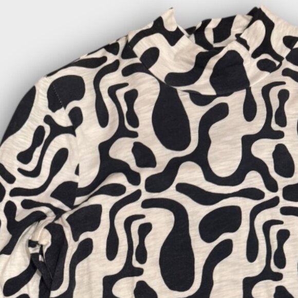 Sanctuary mockneck long sleeved top abstract shapes - medium - Picture 2 of 4